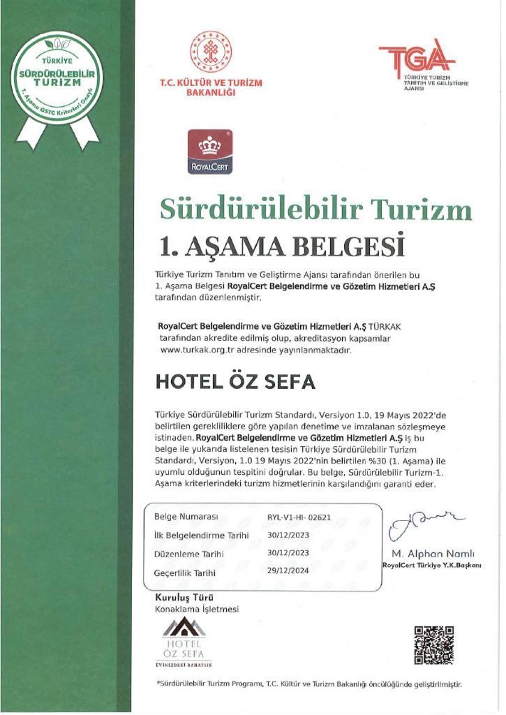 Hotel Oezsefa Стамбул Экстерьер фото